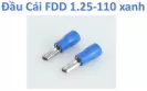 FDD1.25-110 Đầu Cose Tab Cái 2.8x0.8mm Cỡ Dây 22-16AWG Mạ Thiếc Màu Xanh Dương